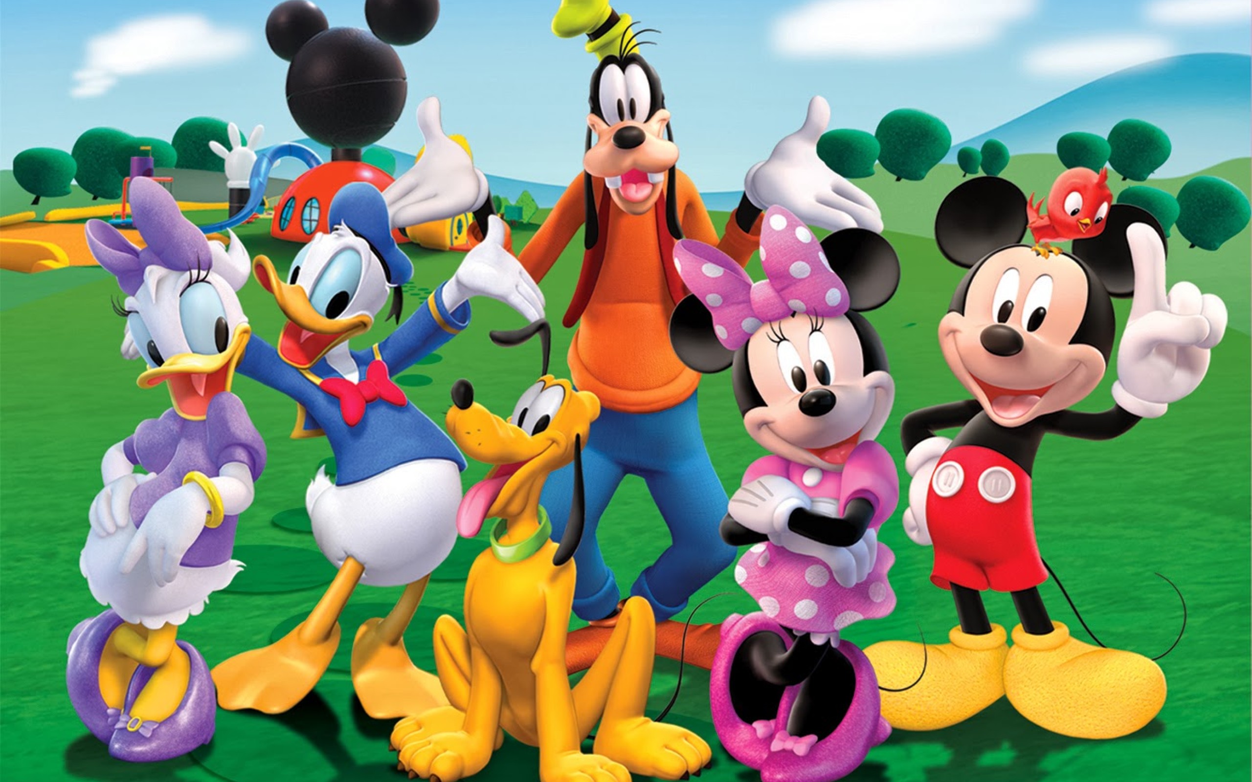 Gambar Kartun Mickey Di Taman - KibrisPDR
