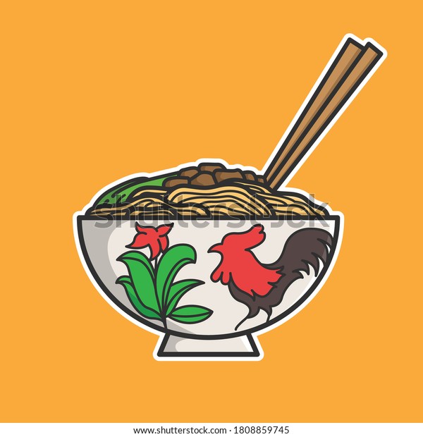Detail Gambar Kartun Mie Ayam Nomer 4
