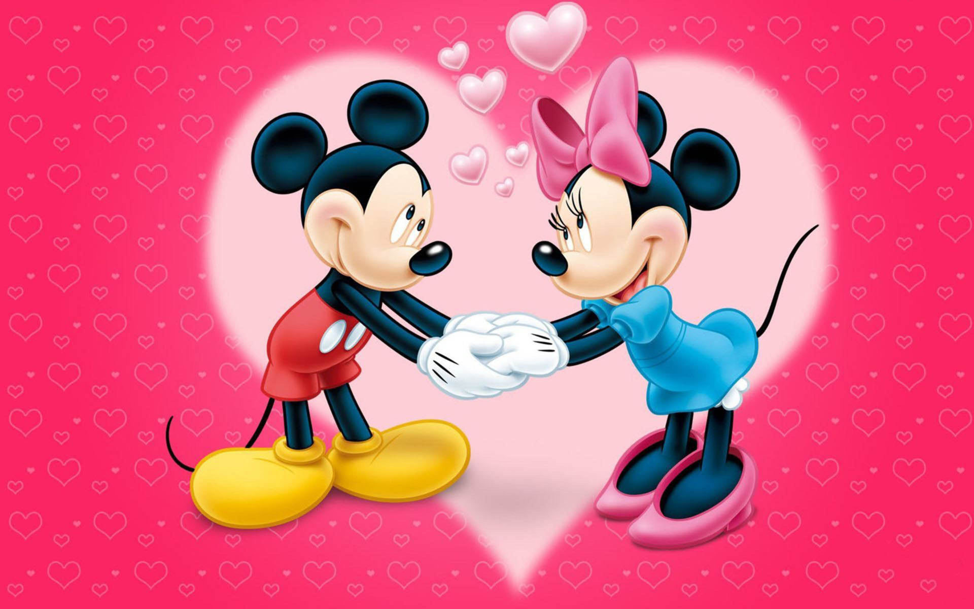 Detail Gambar Kartun Minnie Mouse Megang Love Nomer 15