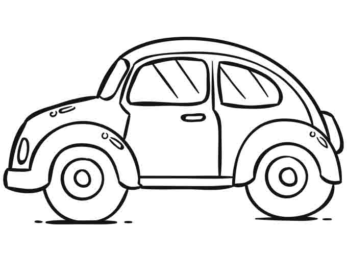 Detail Gambar Kartun Mobil Hitam Putih Nomer 19