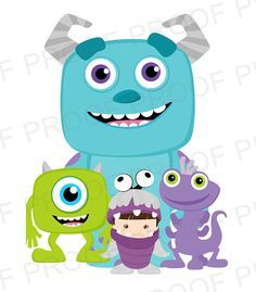 Detail Gambar Kartun Monster Inc Nomer 19