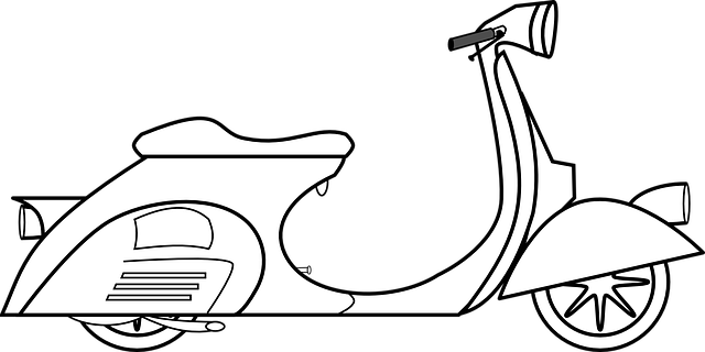 Detail Gambar Kartun Motor Vespa Nomer 12