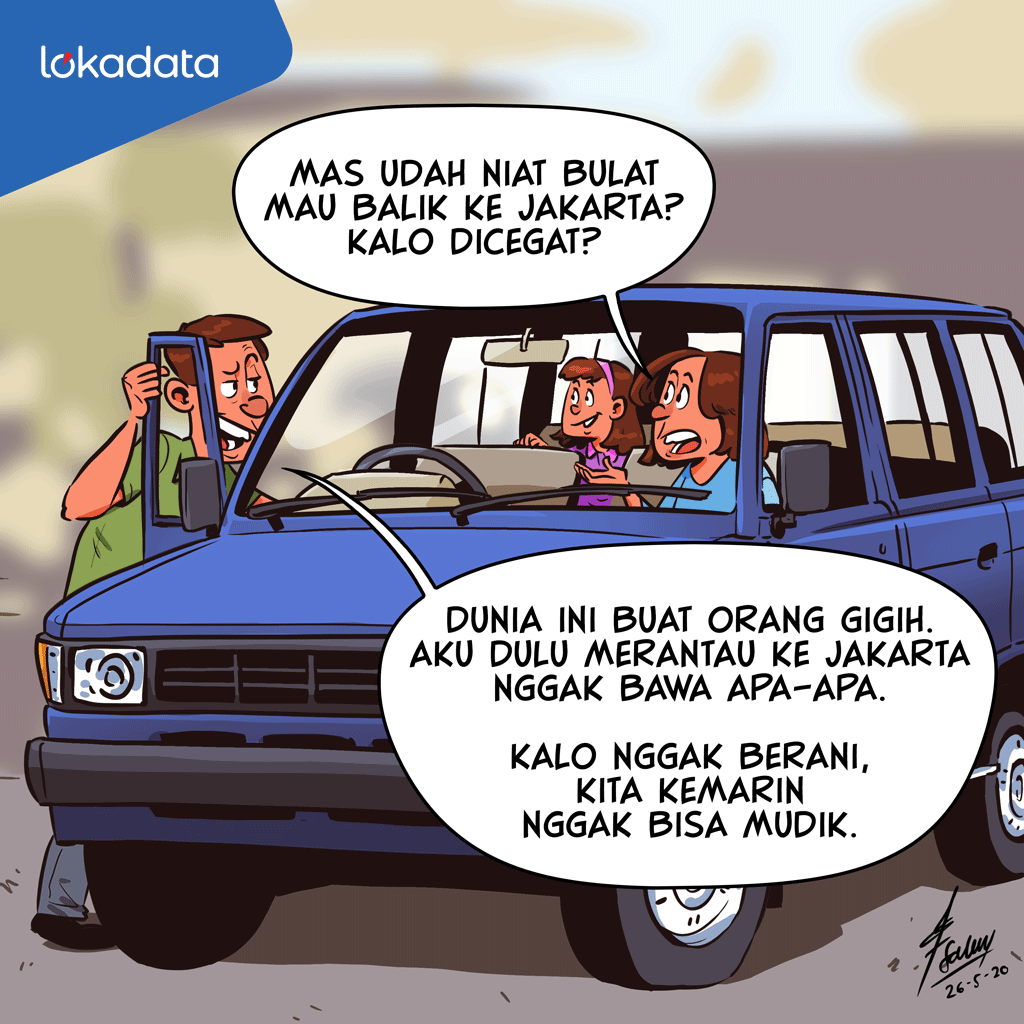 Detail Gambar Kartun Mudik Nomer 36