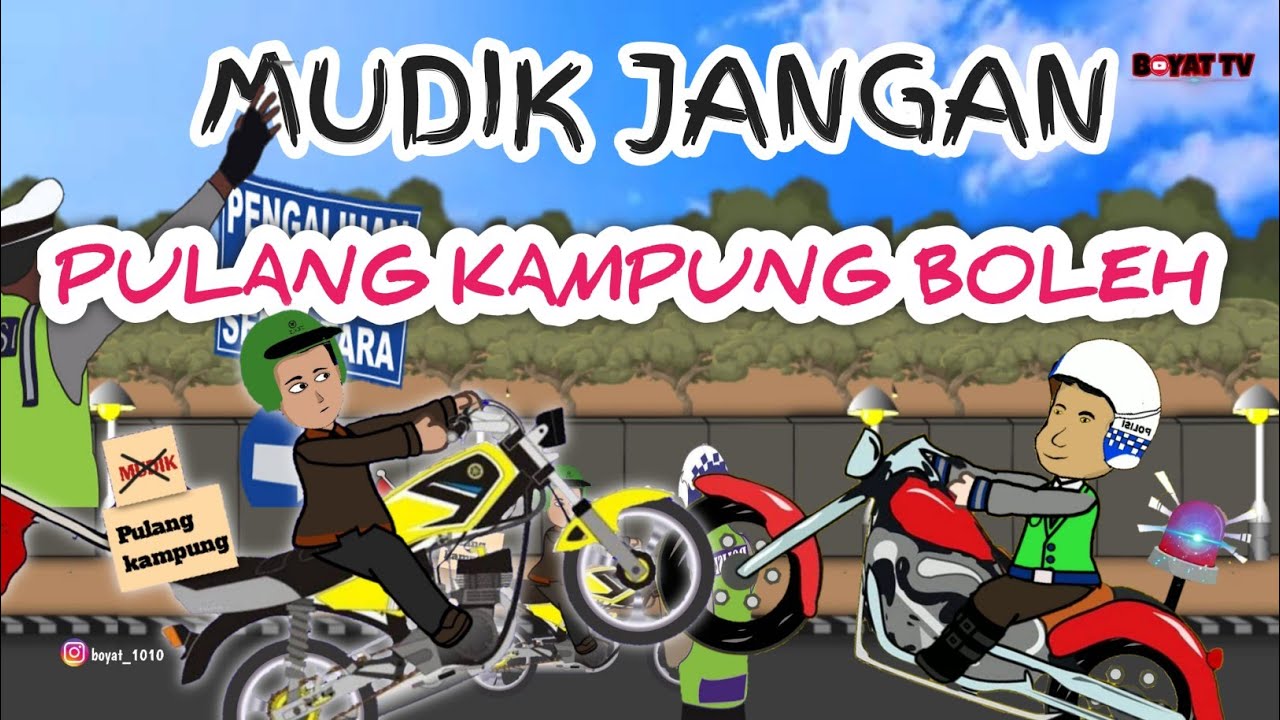 Detail Gambar Kartun Mudik Lucu Nomer 14