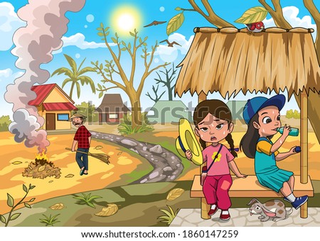 Detail Gambar Kartun Musim Kemarau Nomer 8