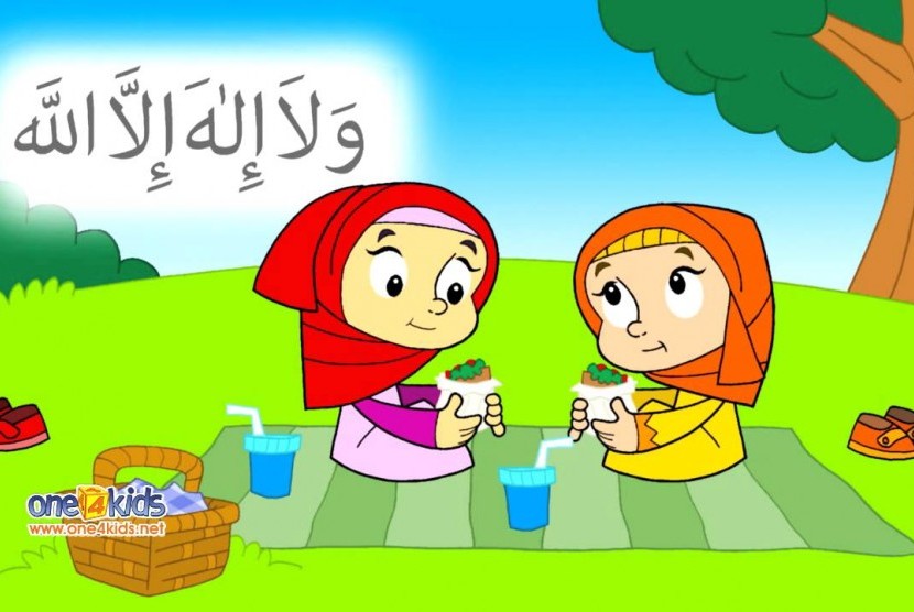 Detail Gambar Kartun Muslim Anak Nomer 50
