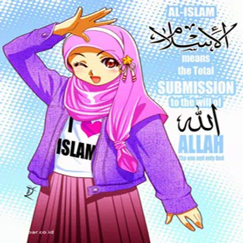 Detail Gambar Kartun Muslim Berjilbab Nomer 45
