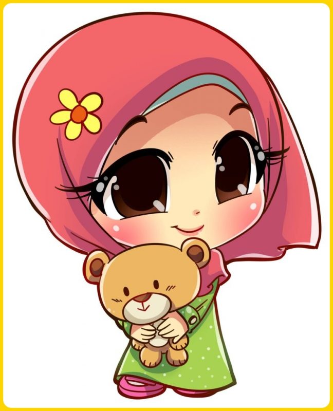 Detail Gambar Kartun Muslim Gambar Kartun Anak Muslimah Imut Nomer 10