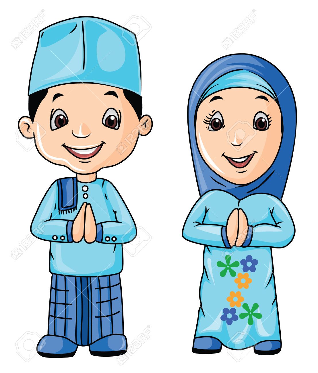 Detail Gambar Kartun Muslim Muslimah Nomer 13