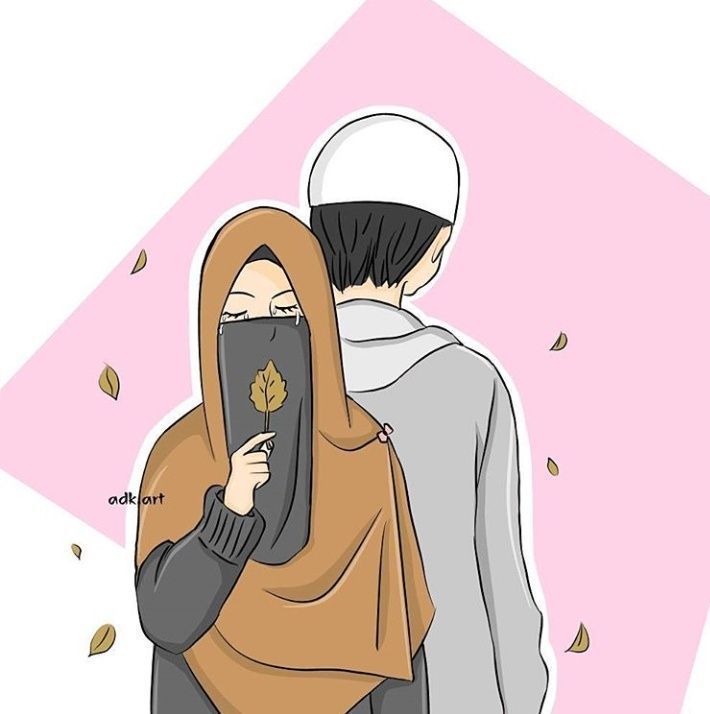 Detail Gambar Kartun Muslim Romantis Nomer 14