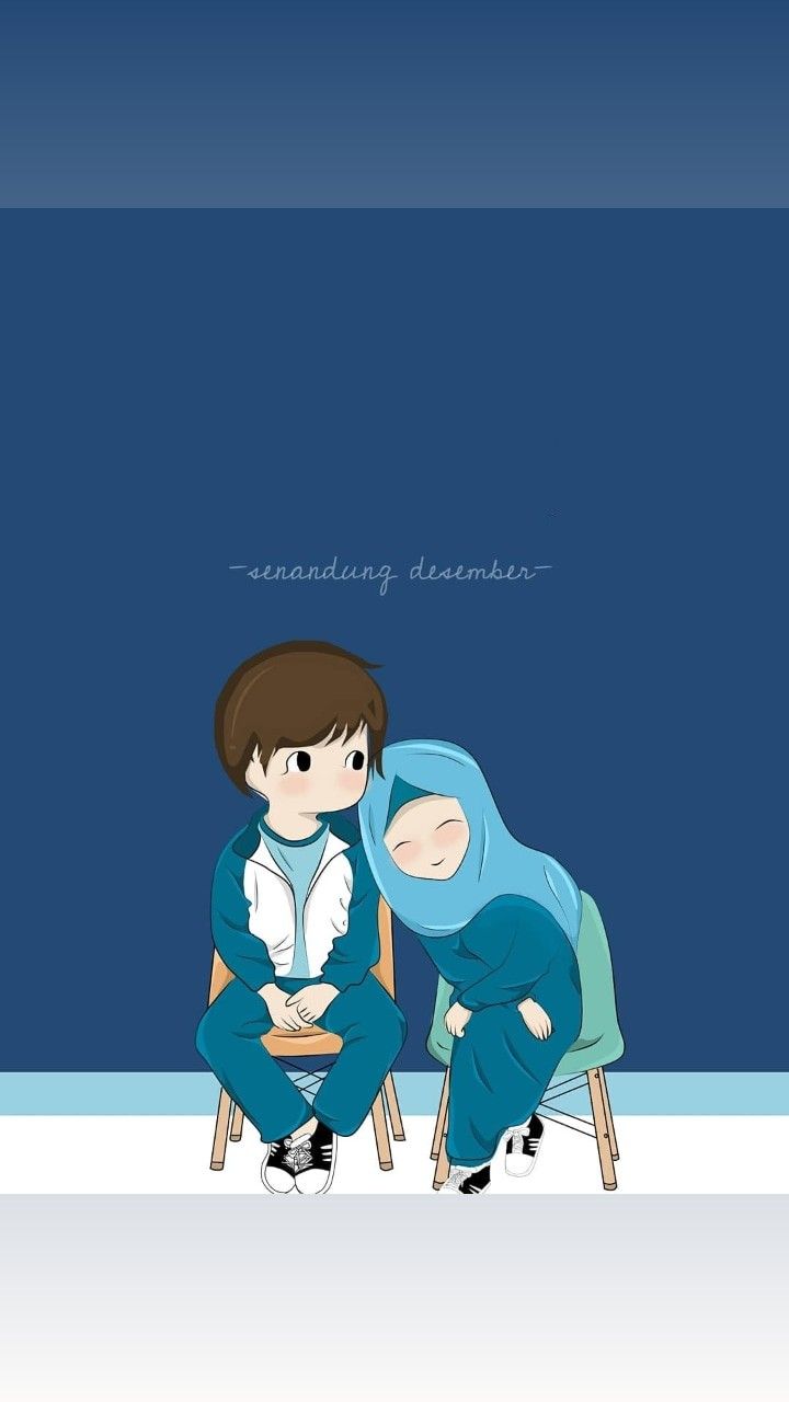 Detail Gambar Kartun Muslim Romantis Nomer 23