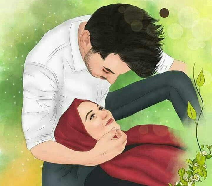 Detail Gambar Kartun Muslim Romantis Nomer 45