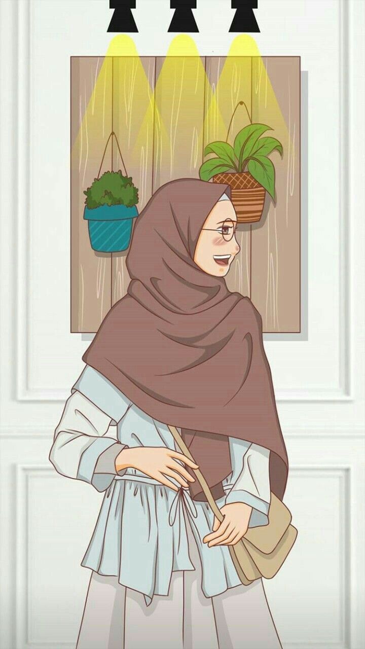 Detail Gambar Kartun Muslim Senyum Nomer 22