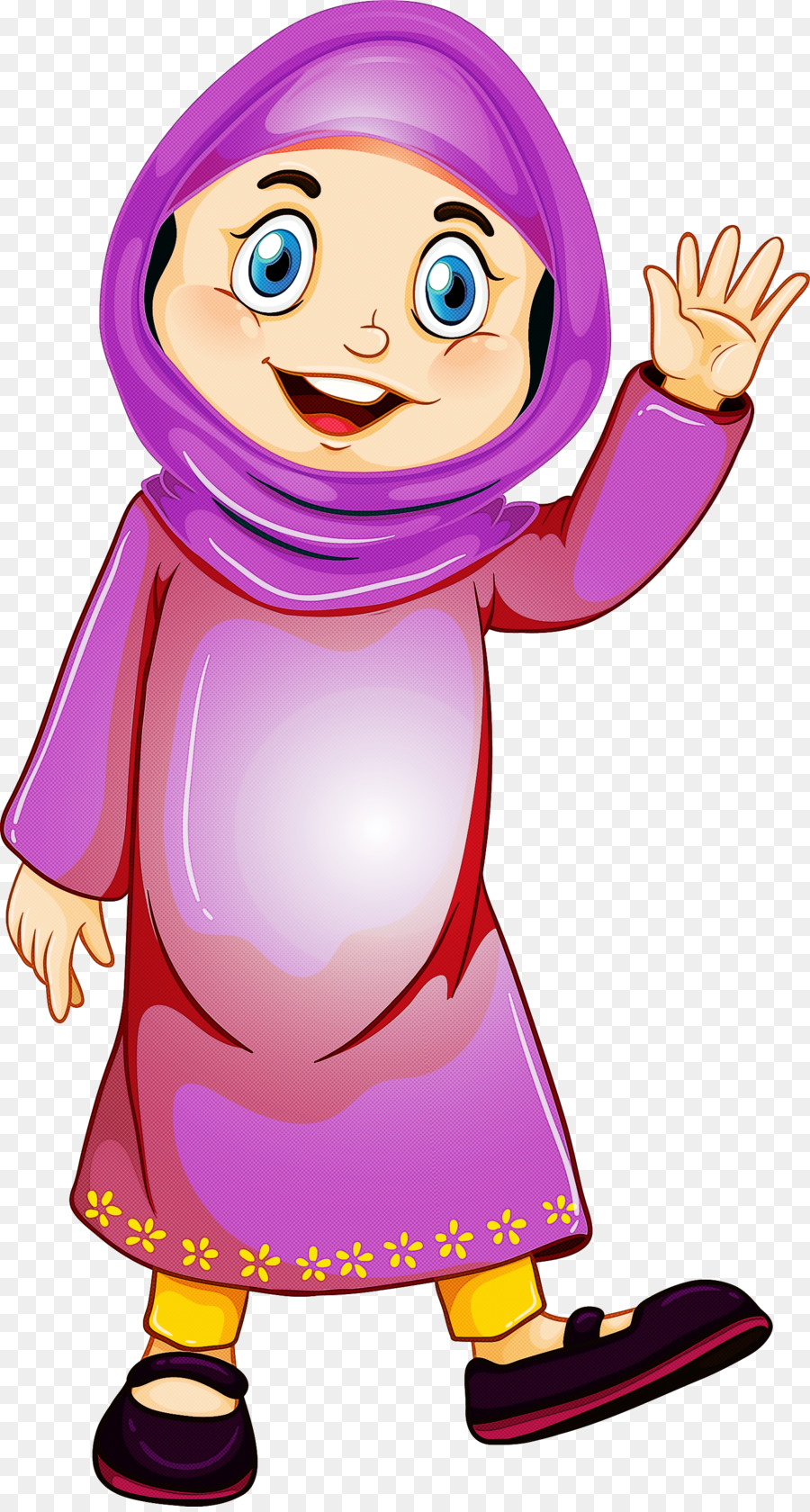 Detail Gambar Kartun Muslim Senyum Nomer 33