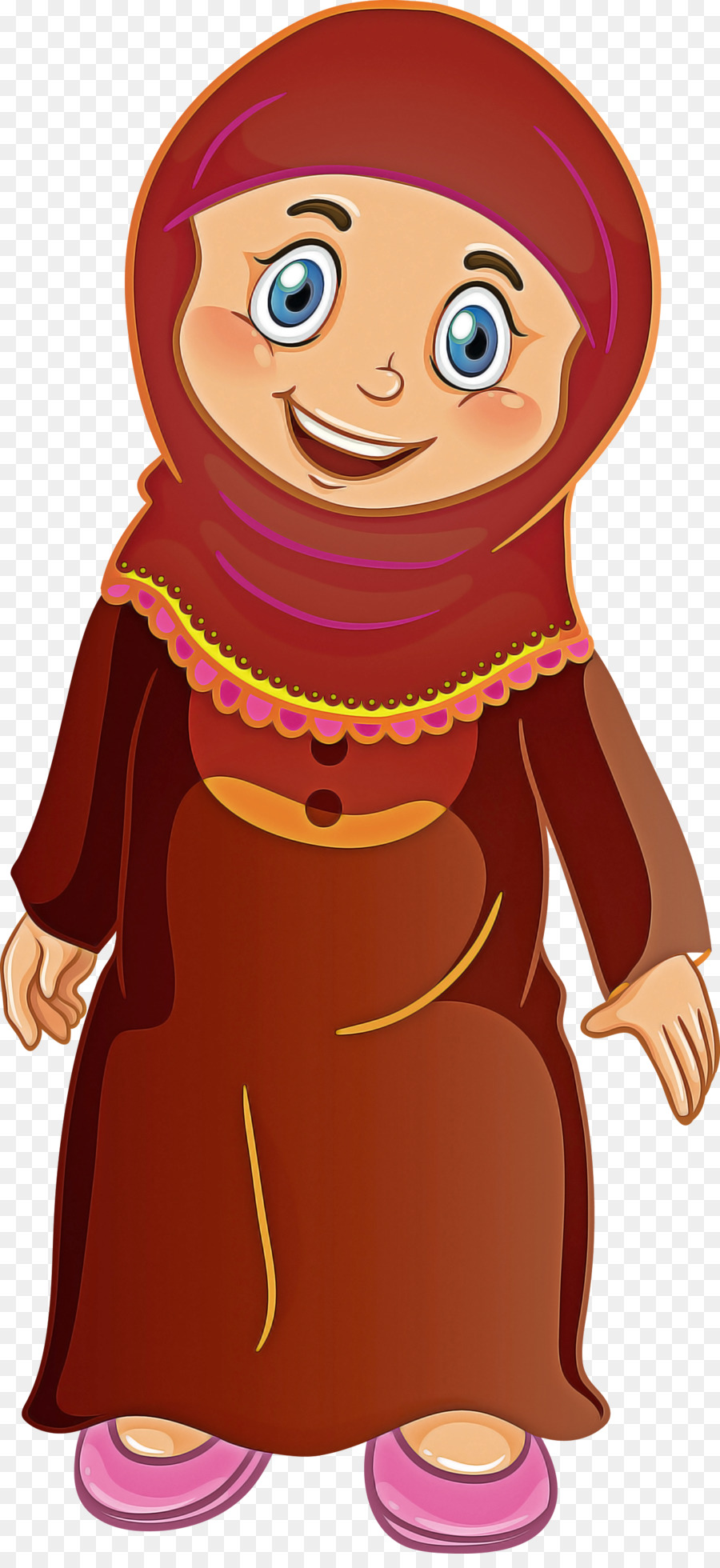 Detail Gambar Kartun Muslim Senyum Nomer 35