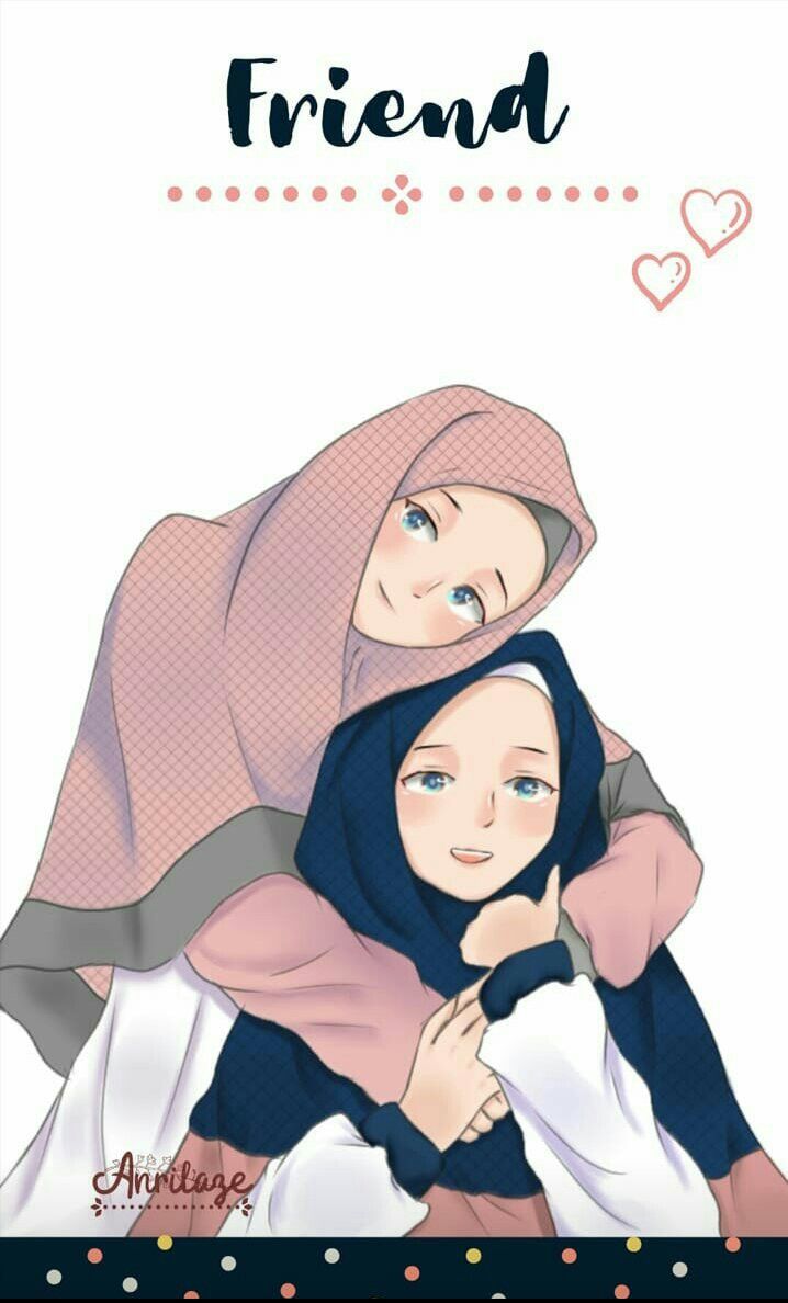 Gambar Kartun Muslimah Adik Dan Kakak - KibrisPDR