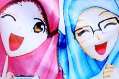 Detail Gambar Kartun Muslimah Adik Dan Kakak Nomer 44