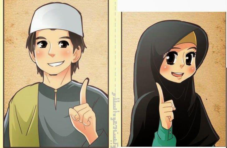 Gambar Kartun Muslimah Adik Laki Laki Dan Kakak Perempuan - KibrisPDR