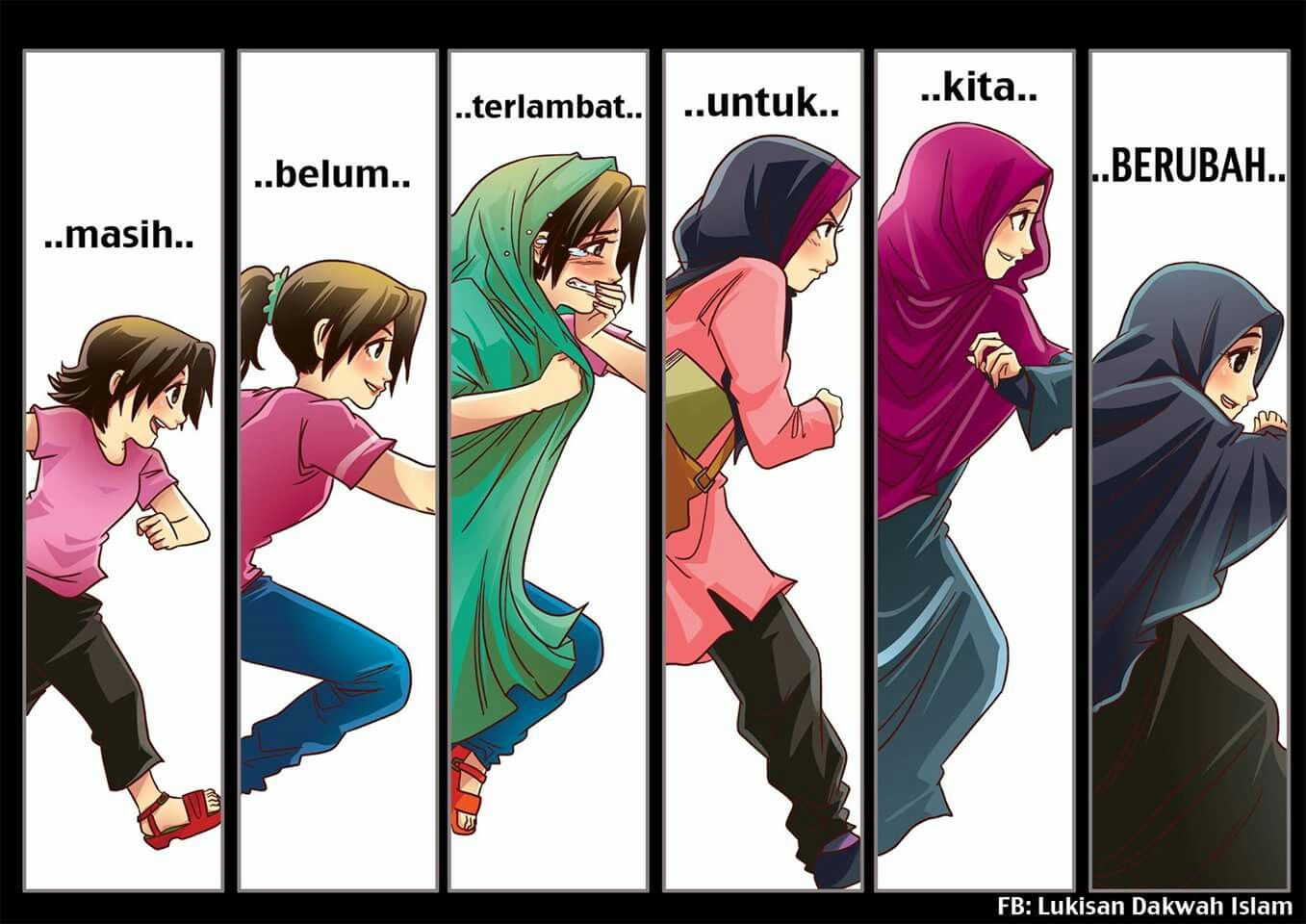 Detail Gambar Kartun Muslimah Adik Laki Laki Dan Kakak Perempuan Nomer 24