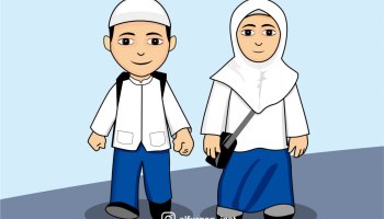 Detail Gambar Kartun Muslimah Anak Sekolah Nomer 58