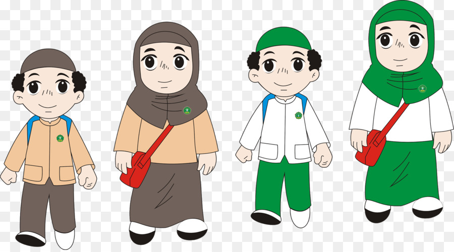 Detail Gambar Kartun Muslimah Anak Sekolah Nomer 8