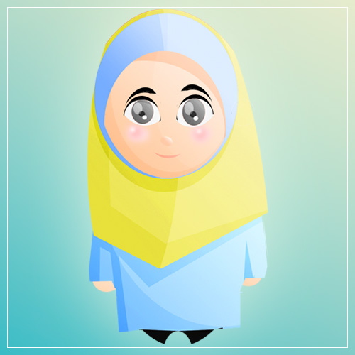 Detail Gambar Kartun Muslimah Belajar Nomer 41