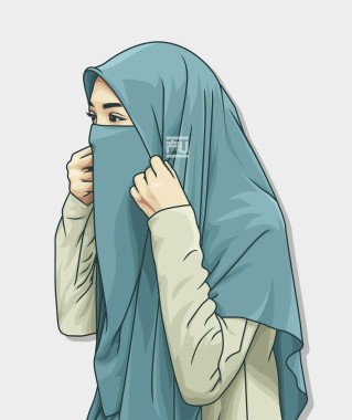 Detail Gambar Kartun Muslimah Berpurdah Nomer 21