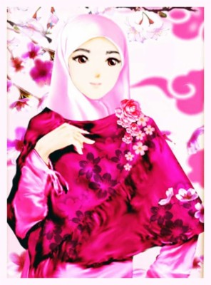 Detail Gambar Kartun Muslimah Cantik Berhijab Animasi Bergerak Nomer 8