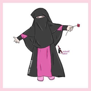 Detail Gambar Kartun Muslimah Ceria Nomer 27