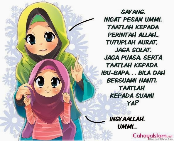 Detail Gambar Kartun Muslimah Dan Kata Bijak Nomer 53