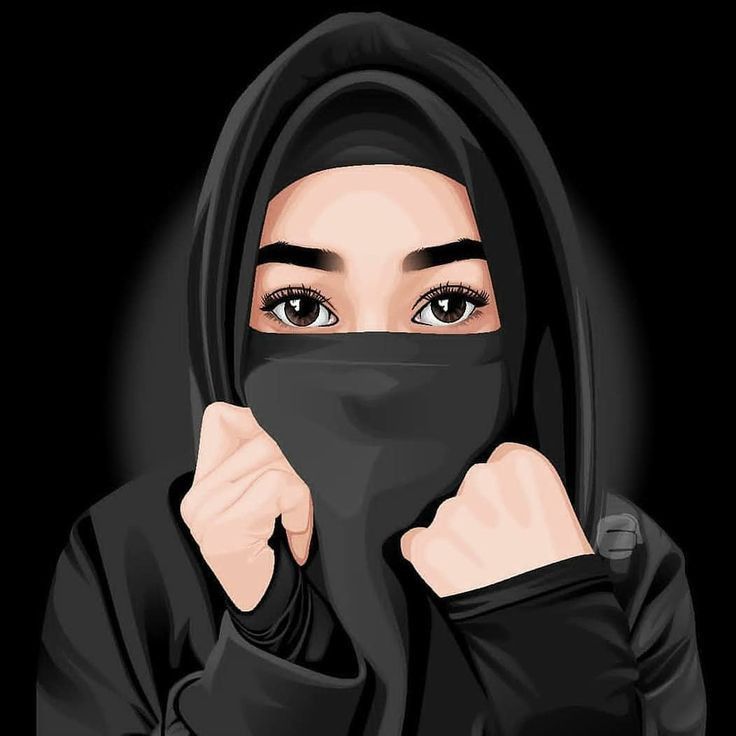Detail Gambar Kartun Muslimah Dres Tanpa Kerudung Nomer 26