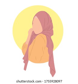 Detail Gambar Kartun Muslimah Dres Tanpa Kerudung Nomer 33