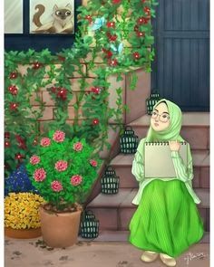 Detail Gambar Kartun Muslimah Galau Nomer 45