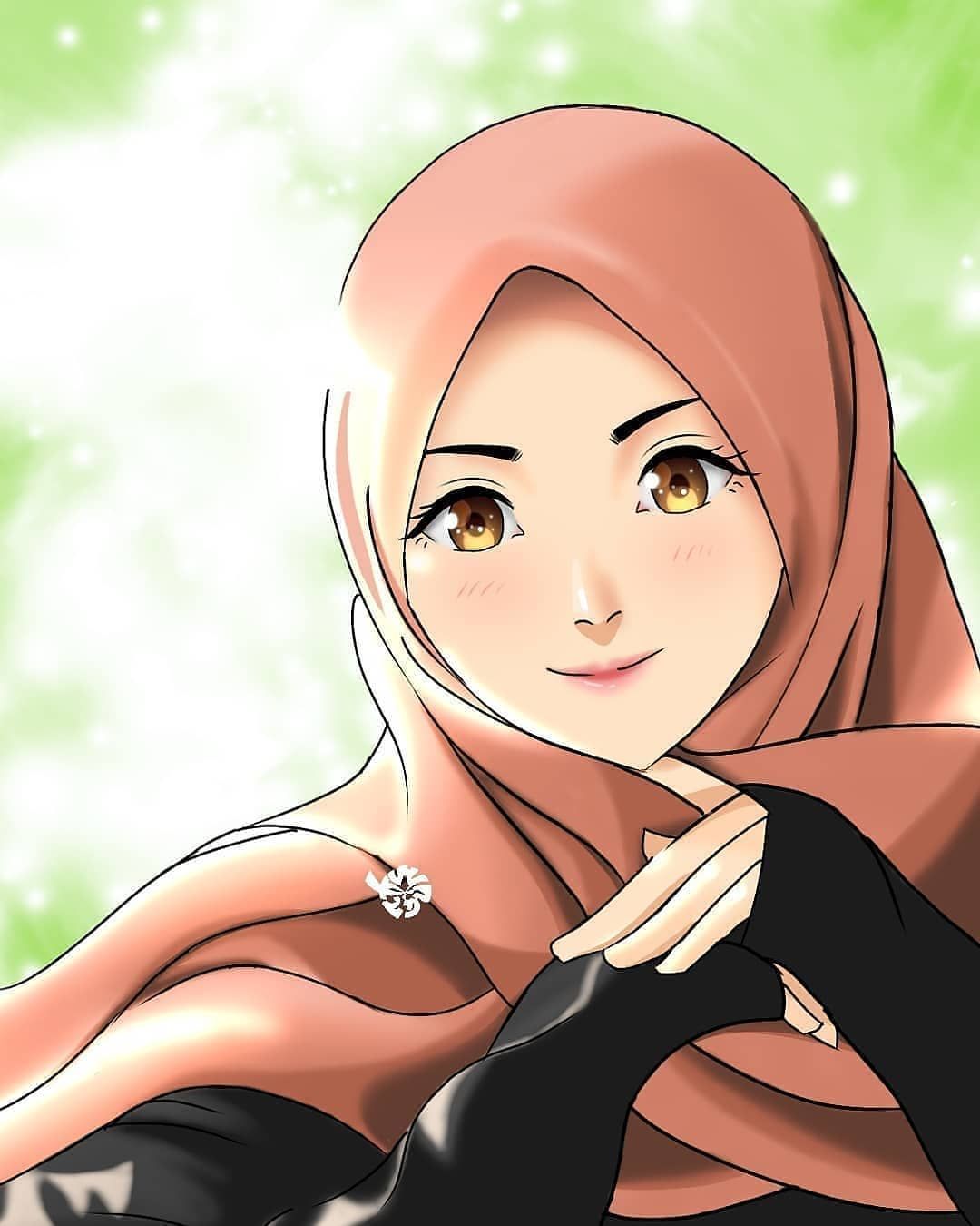 Detail Gambar Kartun Muslimah Merenung Nomer 38