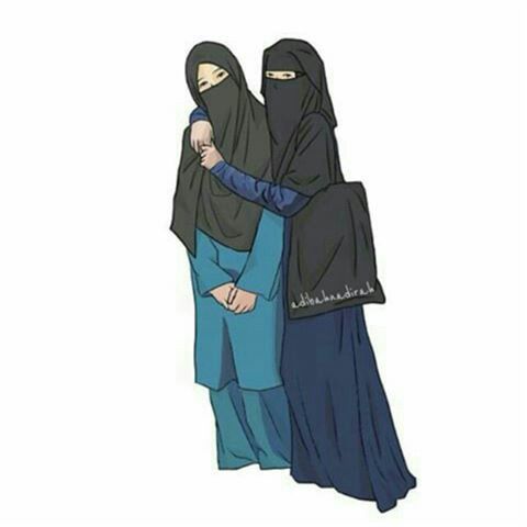 Detail Gambar Kartun Muslimah Pakai Niqab Nomer 12