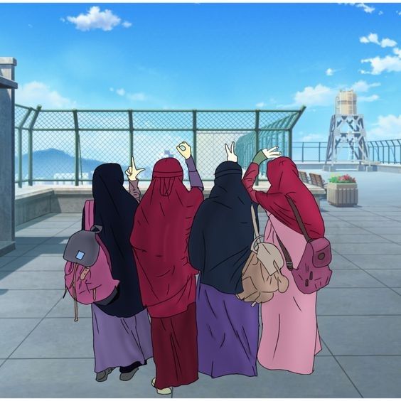 Detail Gambar Kartun Muslimah Persahabatan Nomer 54