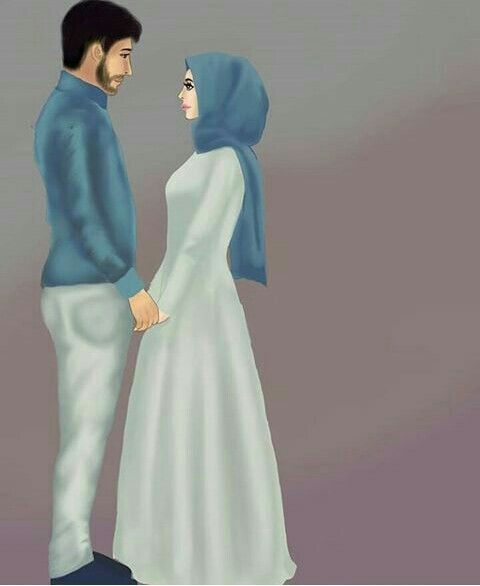 Detail Gambar Kartun Muslimah Romantis Nomer 23