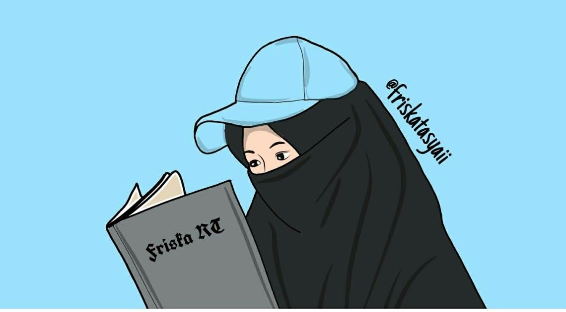 Detail Gambar Kartun Muslimah Sedang Belajar Nomer 57