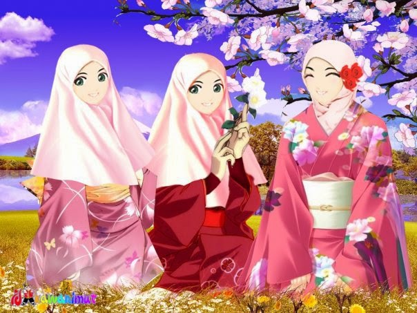 Detail Gambar Kartun Muslimah Solehah Nomer 48