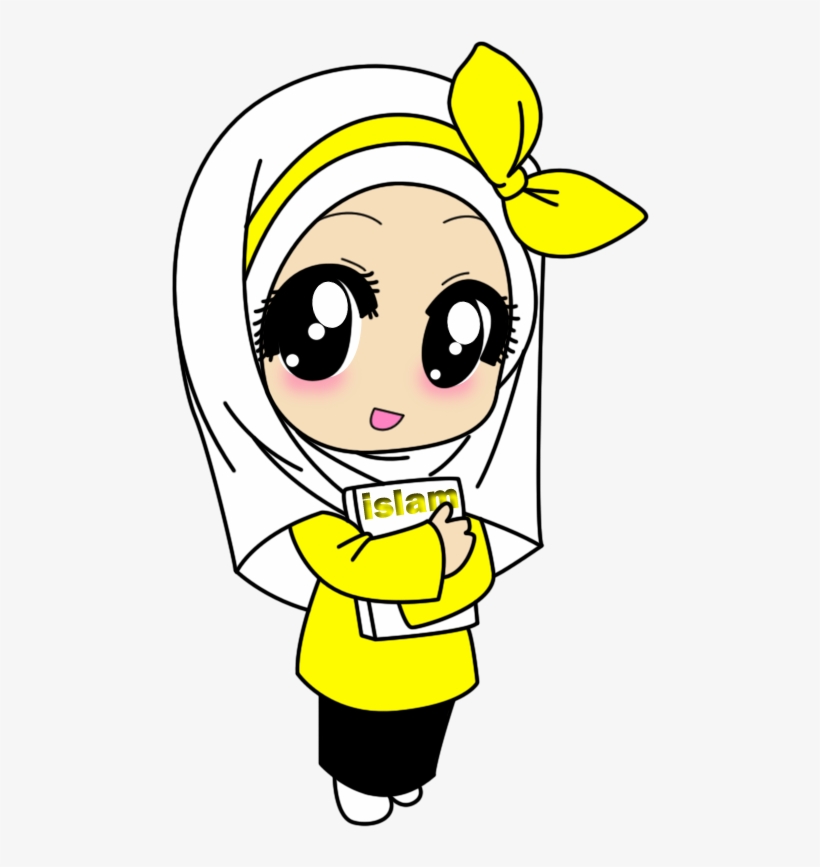 Detail Gambar Kartun Muslimah Untuk Diwarnai Nomer 23