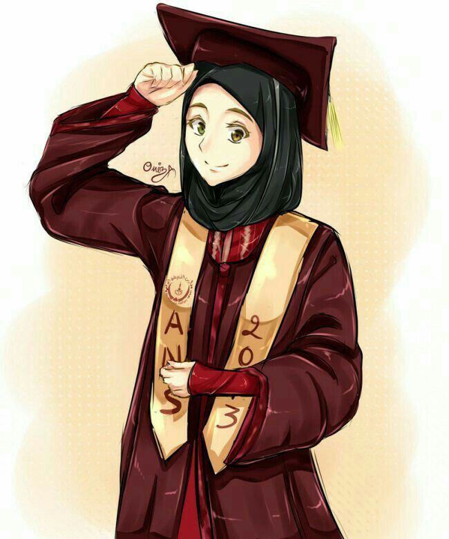 Gambar Kartun Muslimah Wisuda - KibrisPDR