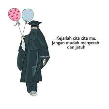 Detail Gambar Kartun Muslimah Wisuda Nomer 22