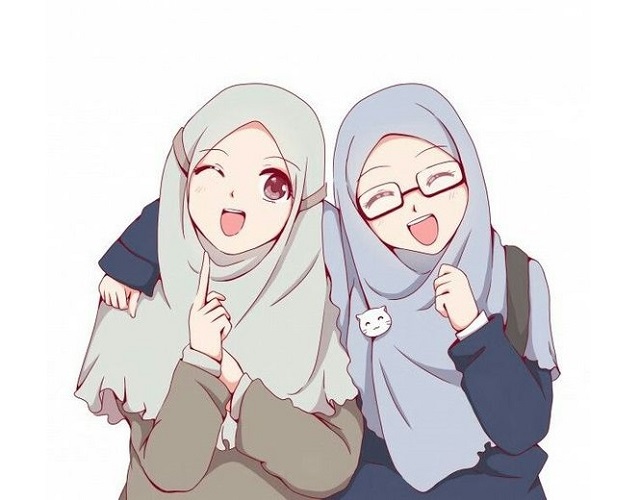 Detail Gambar Kartun Muslimah Yang Cantik Nomer 9
