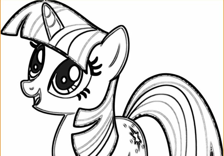 Detail Gambar Kartun My Little Pony Hitam Putih Nomer 41