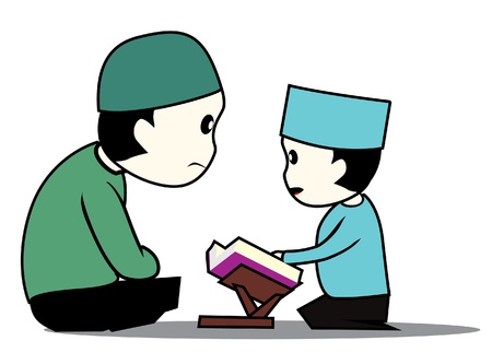 Detail Gambar Kartun Ngaji Quran Nomer 23