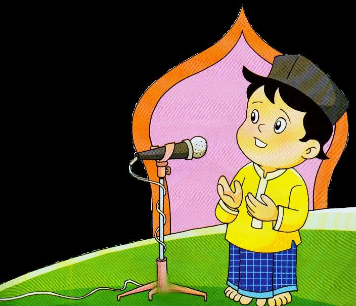 Detail Gambar Kartun Orang Adzan Nomer 14