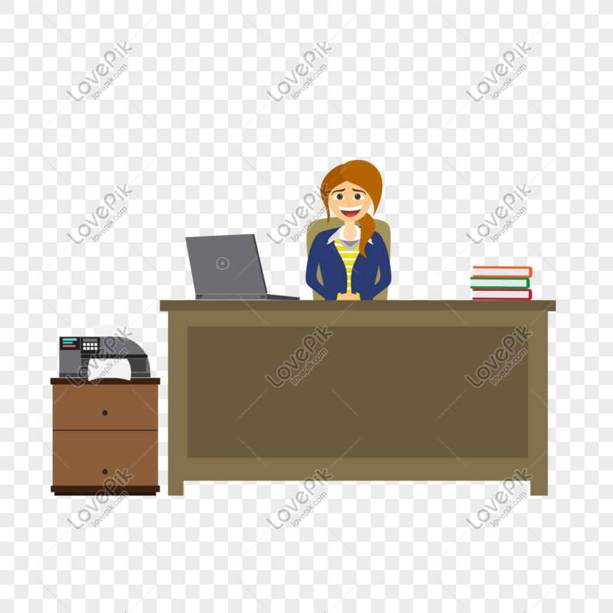 Detail Gambar Kartun Orang Bekerja Di Kantor Nomer 16