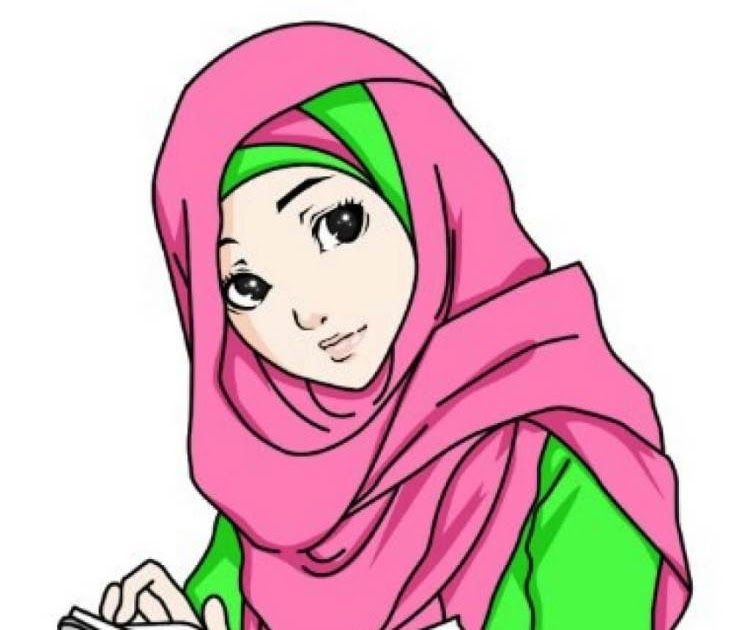 Detail Gambar Kartun Orang Berhijab Nomer 19