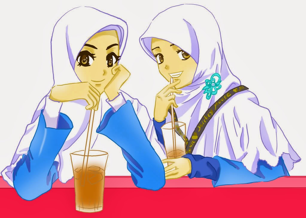 Detail Gambar Kartun Orang Berhijab Nomer 56