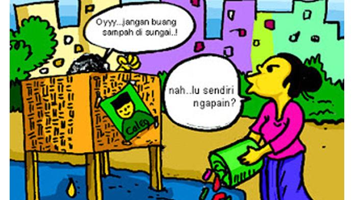 Detail Gambar Kartun Orang Buang Sampah Nomer 30